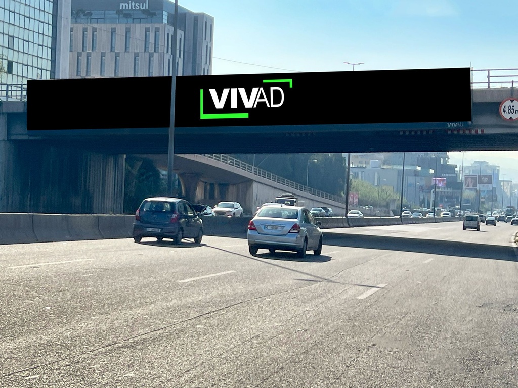 Dbayeh Highway - Facing Babel- Towards Beirut